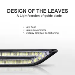 33 SMD LED - DRL billygter - vandtæt - 2 stk