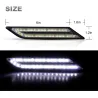 33 SMD LED - DRL autolampen - waterdicht - 2 stuksDagrijverlichting (DRL)