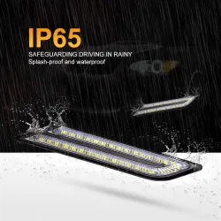 33 SMD LED - DRL billygter - vandtæt - 2 stk
