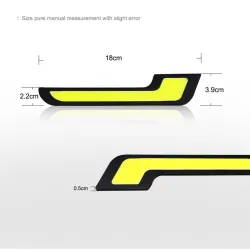 Car daytime running lights - LED - DRL - COB - waterproof - 2 piecesDaytime Running Lights (DRL)