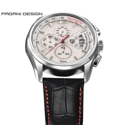 RelojesPAGANI DESIGN - reloj de cuarzo de lujo con correa de piel