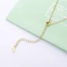 Collier avec trois pendentifs - smiley - croix - étoile - argent 925