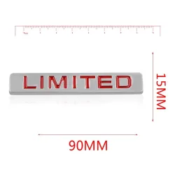 LIMITED - emblème en métal - badge - autocollant de voiture