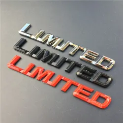 LIMITED - metallimerkki - autotarra