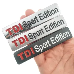 PegatinasTDI SPORT EDITION - emblema cromado - pegatina para coche