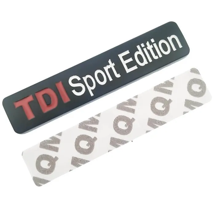 PegatinasTDI SPORT EDITION - emblema cromado - pegatina para coche