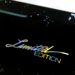LIMITED EDITION - kolorowe laserowe cięcie - naklejka na samochódNaklejki