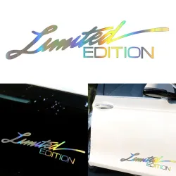 LIMITED EDITION - kolorowe laserowe cięcie - naklejka na samochódNaklejki