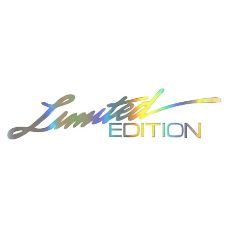 LIMITED EDITION - farverig laserskæring - bilklistermærke