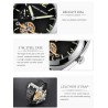PAGANI DESIGN - orologio da uomo automatico / meccanico - lancette luminose - cinturino in pelle - impermeabile