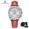 PAGANI DESIGN - Orologio automatico al Quarzo - con cristalli - specchio zaffiro - cinturino in pelle