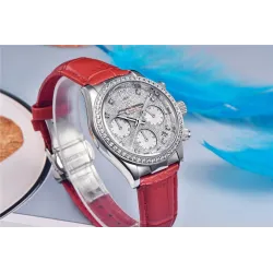 RelojesPAGANI DESIGN - reloj automático de cuarzo - con cristales - espejo de zafiro - correa de piel