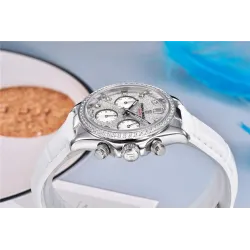 RelojesPAGANI DESIGN - reloj automático de cuarzo - con cristales - espejo de zafiro - correa de piel