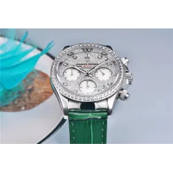 RelojesPAGANI DESIGN - reloj automático de cuarzo - con cristales - espejo de zafiro - correa de piel
