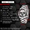 PAGANI DESIGN - herre Quartz ur - kronograf - keramisk bezel - vandtæt - rustfrit stål
