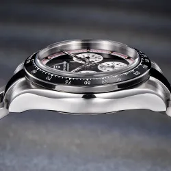 PAGANI DESIGN - herre Quartz ur - kronograf - keramisk bezel - vandtæt - rustfrit stål