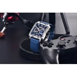 PAGANI DESIGN - sports herreur - Quartz - vandtæt - rustfrit stål - skelet racing serie