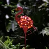 Garden solar light - metal lamp - waterproof - pink flamingoSolar lighting