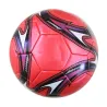 Professionel fodbold - læder - rød - størrelse 5