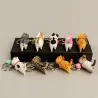Resin katt - nyckelring