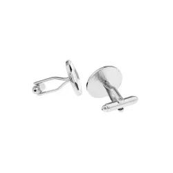 Boutons de manchette élégants - football noir et blanc