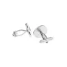Stylish cufflinks - black-white footballCufflinks
