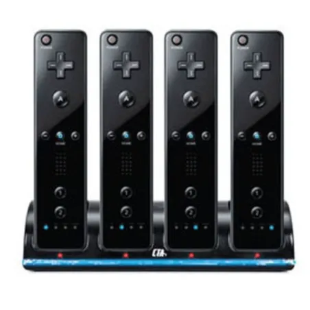Wii controller laddare med 4 batterier 2800 mAh - docka