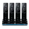 Ladegerät für Wii-Controller mit 4 Akkus 2800 mAh - Dock