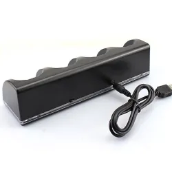 Chargeur manette Wii avec 4 batteries 2800 mAh - dock