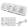 Wii controller oplader met 4 batterijen 2800 mAh - dockWii & Wii U