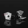 AAAA pokerkort mansjettknapper