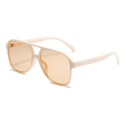Trendy vintage sunglasses - oversized - pilot style - UV400Sunglasses