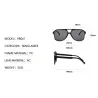 Gafas de solGafas de sol vintage de moda - de gran tamaño - estilo piloto - UV400