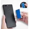 2 i 1 universell telefonhållare - med tändare - justerbar ring - USB-laddning