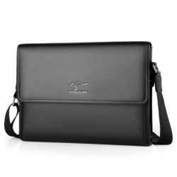 Elegant shoulder bag - business briefcase - with a wallet
