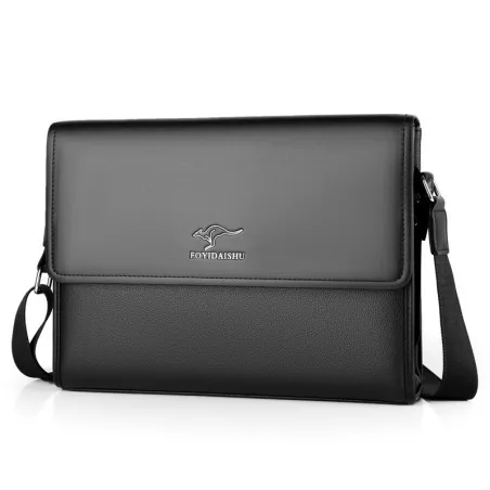 Elegancka torba na ramię - teczka biznesowa - z portfelemPortfele