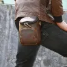 Sac en cuir multifonctionnel - bandoulière - boucle de taille