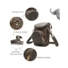 Multifunctionele leren tas - schouderband - heupgespTassen