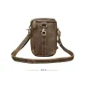 Sac en cuir multifonctionnel - bandoulière - boucle de taille