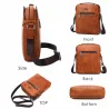 BolsosJEEP BULUO - bandolera de cuero para hombre - con billetera