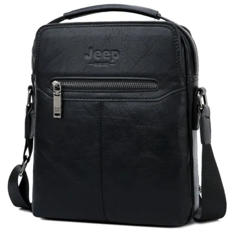 JEEP BULUO - sac à bandoulière en cuir pour hommes - avec un portefeuille