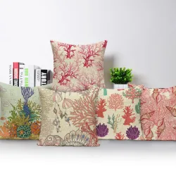 Sierkussenhoes - oceaan / zeeleven / koraal - 40 cm * 40 cm - 45 cm - 45 cmKussenslopen