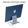 MC35 - station d'accueil - USB-C HUB - support de moniteur iMac - avec boîtier double HDD