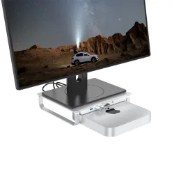 MC35 - station d'accueil - USB-C HUB - support de moniteur iMac - avec boîtier double HDD