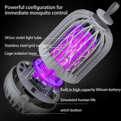 LED myggdreperlampe - USB - UV-lampe