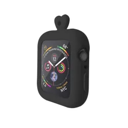 Silikondekseletui til Apple Watch - med halskjede - 38mm - 40mm - 42mm - 44mm