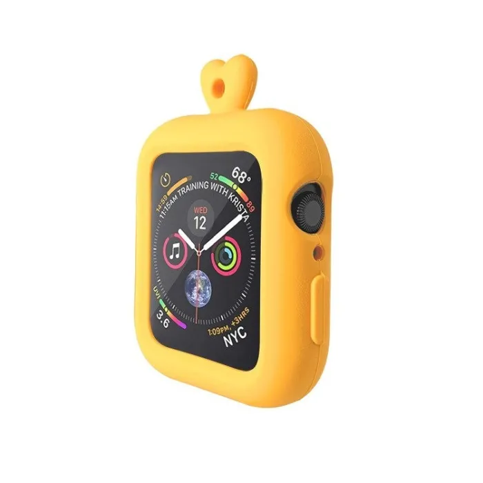 Silikondekseletui til Apple Watch - med halskjede - 38mm - 40mm - 42mm - 44mm
