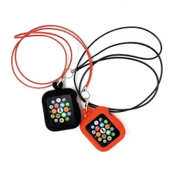 Silikonhülle für Apple Watch - mit Halskette - 38mm - 40mm - 42mm - 44mm