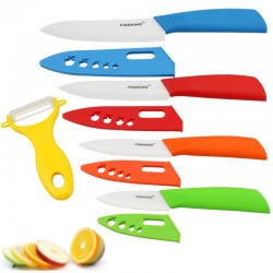 Ceramic knife set - 3" 4" 5" 6" inch with peeler / covers