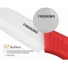 Conjunto de facas de cerâmica - 3" 4" 5" 6" polegadas com descascador / tampas